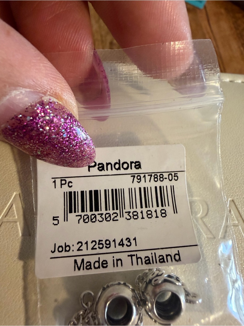 Pandora “family forever” Safety Chain